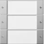 Gira 2133600 Wip 3-voudig BSF System 55 helder/edelstaal