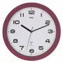 TFA Dostmann 60.3554.05 Draadloze wandklok, rood, 320 mm diameter