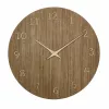 TFA Dostmann 60.3072.23 Quartzwandklok 298 mm donker hout