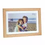 TFA Dostmann FRAMEO App Digitale WiFi fotolijst 10,1 inch 1280x800 IPS touchscreen 32GB bruin houtdesign 37.1002.08