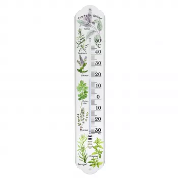 TFA Dostmann Analoge binnen-/buitenthermometer wit, groen 12.3040.21