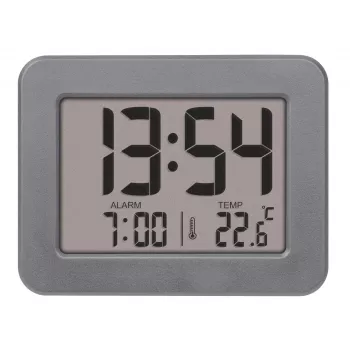 TFA Dostmann 60.2044.10 Quartzhorloge grijs met enkelalarm