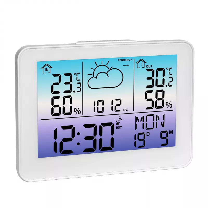 TFA METEO Sky draadloos weerstation met 12-uursvoorspelling, maanfase en buitensensor 35.1175.02