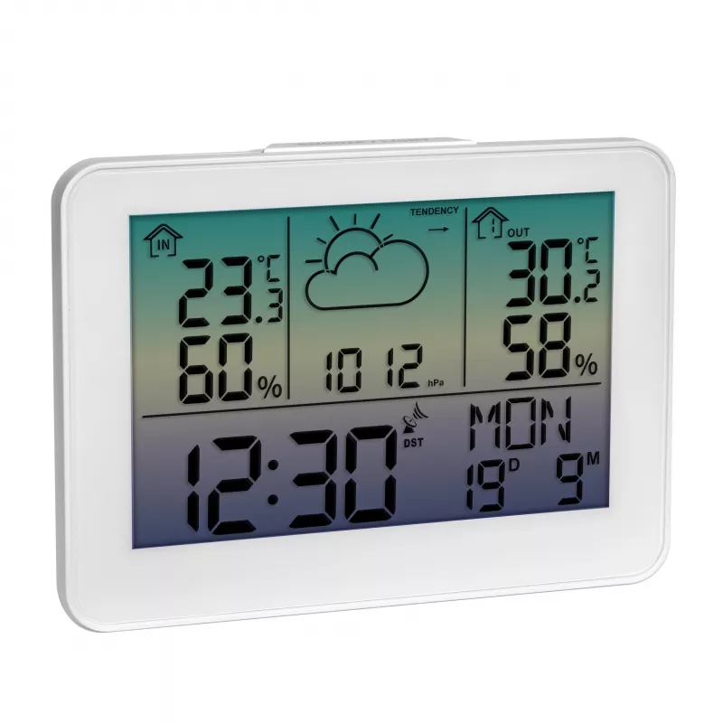 TFA METEO Sky draadloos weerstation met 12-uursvoorspelling, maanfase en buitensensor 35.1175.02