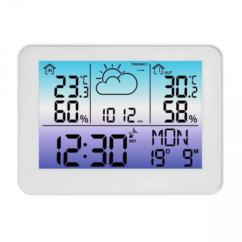 TFA METEO Sky draadloos weerstation met 12-uursvoorspelling, maanfase en buitensensor 35.1175.02