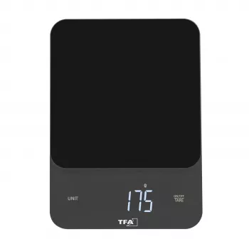 TFA Dostmann Brownie digitale keukenweegschaal zwart 5 kg 50.2008.01
