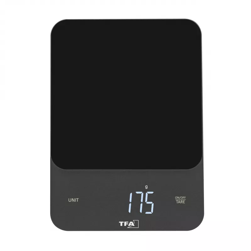 TFA Dostmann Brownie digitale keukenweegschaal zwart 5 kg 50.2008.01