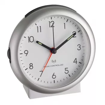 TFA Dostmann 98.1036 quartz-wekker zilver