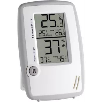 TFA Dostmann thermo-hygrometer 30.5015 – temperatuur- en vochtigheidsmonitor voor binnen met comfortzone