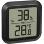 TFA Dostmann digitale thermo-hygrometer voor inbouw, zwart 30.5061.01