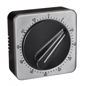 TFA Dostmann mechanische keukenklok zwart 38.1043.01
