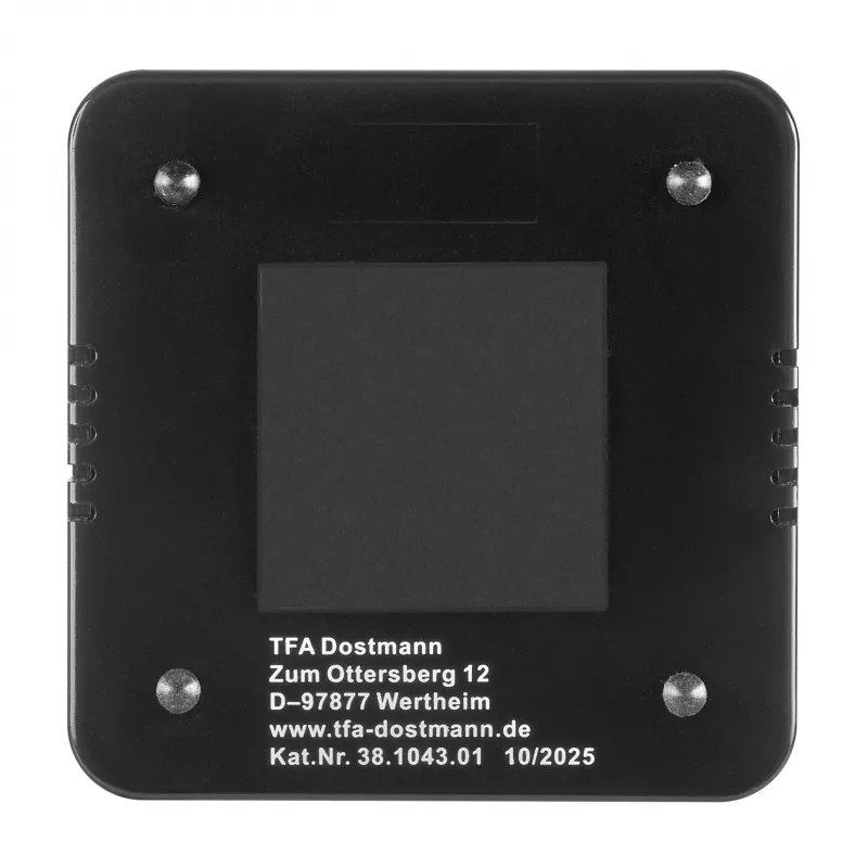 TFA Dostmann mechanische keukenklok zwart 38.1043.01