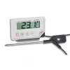 TFA Dostmann 30.1033 digitale thermometer met min/max-geheugen, wit/zilver