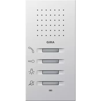 GIRA woningstation 1250112 opbouw vlak reinwit (1250112)