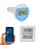 TFA Dostmann TFA.me smart poolthermometer starterset met WLAN-gateway en drijvende poolsensor, wit 35.8110.02