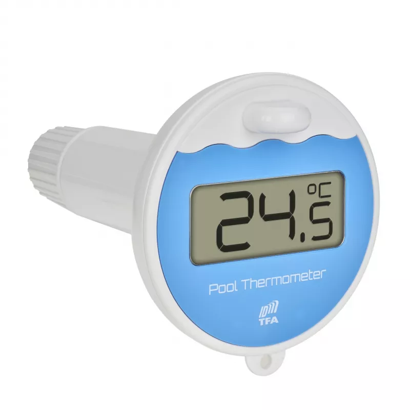 TFA Dostmann TFA.me smart poolthermometer starterset met WLAN-gateway en drijvende poolsensor, wit 35.8110.02