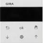 Gira System 55 jaloezie-/rolluiktijdschakelklok met display, reinwit glanzend 536627