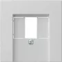 Gira System 55 afdekplaat voor TAE en USB, grijs 0276015