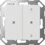 Gira KNX 2-voudige wipschakelaar met pijlen, reinwit 517503