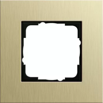 GIRA afdekraam 1-voudig aluminium/lichtgoud System 55 0211217