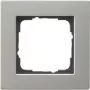 Gira E2 edelstaal 1-voudig plat afdekraam 0211335