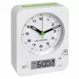 TFA Dostmann radiowekker 60.1511.02 wit met lichtgevende wijzers