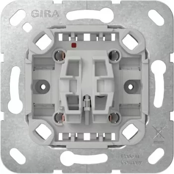 GIRA 383600 drukknop-inzet, 1-polig wisselschakelaar, 10 AX, 250 V AC, inbouw