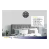 TFA Dostmann design radiowandklok Contour, zwart/wit (60.3536.10)