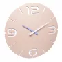 TFA Dostmann design radiowandklok Contour, oudroze/wit (60.3536.16)