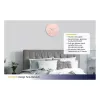 TFA Dostmann design radiowandklok Contour, oudroze/wit (60.3536.16)