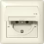 Gira 415701 SCHUKO-stopcontact met klapdeksel, IP44, zuiverwit