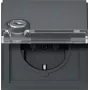 GIRA 446767 SCHUKO-stopcontact met sleutelslot, individuele sluiting, 16 A, 250 V, inbouw, thermoplast