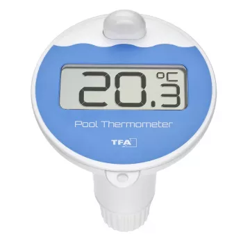 TFA Dostmann 30.3238.06 radiozwembadsensor, 868 MHz, drijvende watertemperatuursensor voor zwembadthermometers en weerstations
