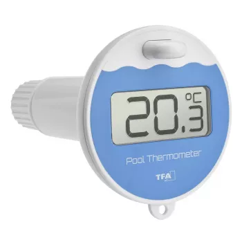 TFA Dostmann 30.3238.06 radiozwembadsensor, 868 MHz, drijvende watertemperatuursensor voor zwembadthermometers en weerstations