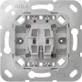 GIRA 387000 wiptaster-insert met nulleiderklem, 1x NO, 250 V, 10 A, zonder klauwen