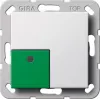 Gira System 55 Off/Stop wip, reinwit 291103