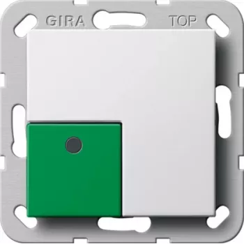 Gira System 55 Off/Stop wip, reinwit 291103