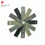 TFA Dostmann 60.3020.04 quartz wandklok 400 mm olijfgroen slepende secondewijzer