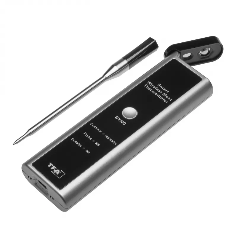 TFA Dostmann draadloze BBQ-vleesthermometer SMART KÜCHEN-CHEF grillthermometer (14.1515.10)