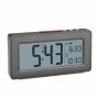 TFA Dostmann 60.2563.10 Radiogestuurde wekker, dubbel alarm, antraciet