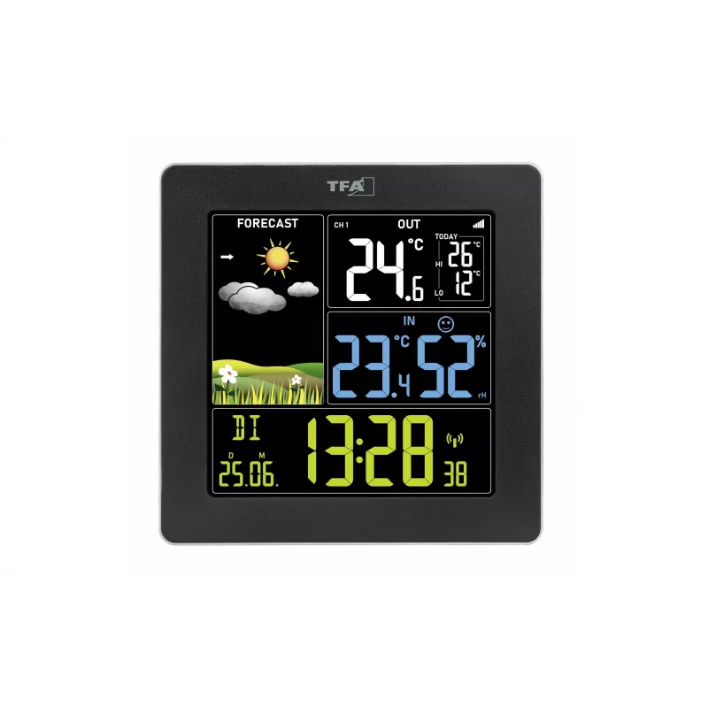 TFA Dostmann Sun 2 radioweerstation zwart 35.1174.01