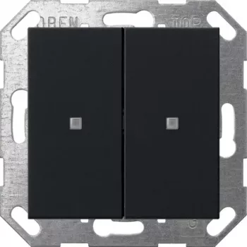 Gira KNX 2-voudige wip, zwart (5173005)