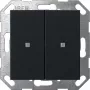 Gira KNX 2-voudige wip, zwart (5173005)