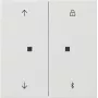 Gira System 3000 jaloezie- en rolluik-tijdschakelklok met Bluetooth, reinwit glanzend 5367112