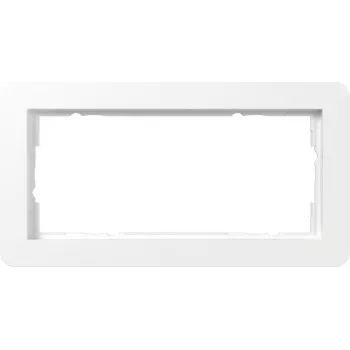 Gira System 55 afdekraam 2-voudig reinwit (RAL 9010) 1002150