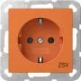 Gira 4188109 SCHUKO ZSV stopcontact System 55 oranje