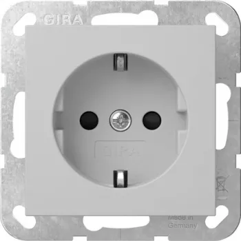 Gira SCHUKO stopcontact met LED-oriëntatielicht, reinwit 4755015