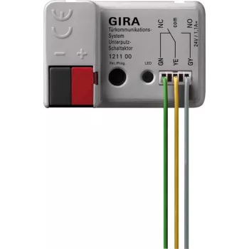 GIRA schakelactor voor deurcommunicatie, inbouw, 1 NO contact, 10 A 121100