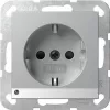 GIRA 417026 SCHUKO stopcontact met LED-oriëntatielicht, System 55