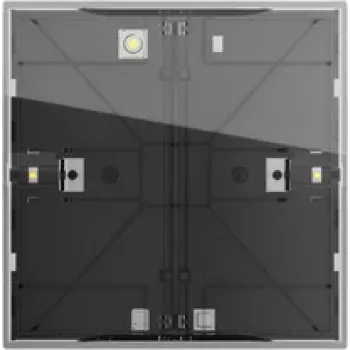 Gira tastsensor 4 Comfort 1-voudig OneKNX KNX tastsensor met display, antraciet 534100